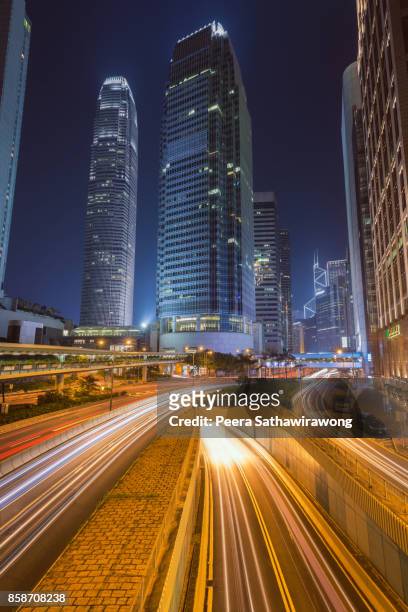 hong kong city traffic - middle age imagens e fotografias de stock