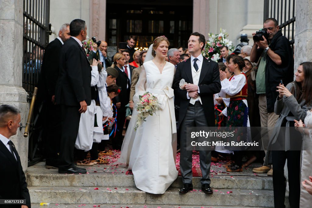 Wedding Of Prince Philip Of Serbia And Danica Marinkovic In Belgrade