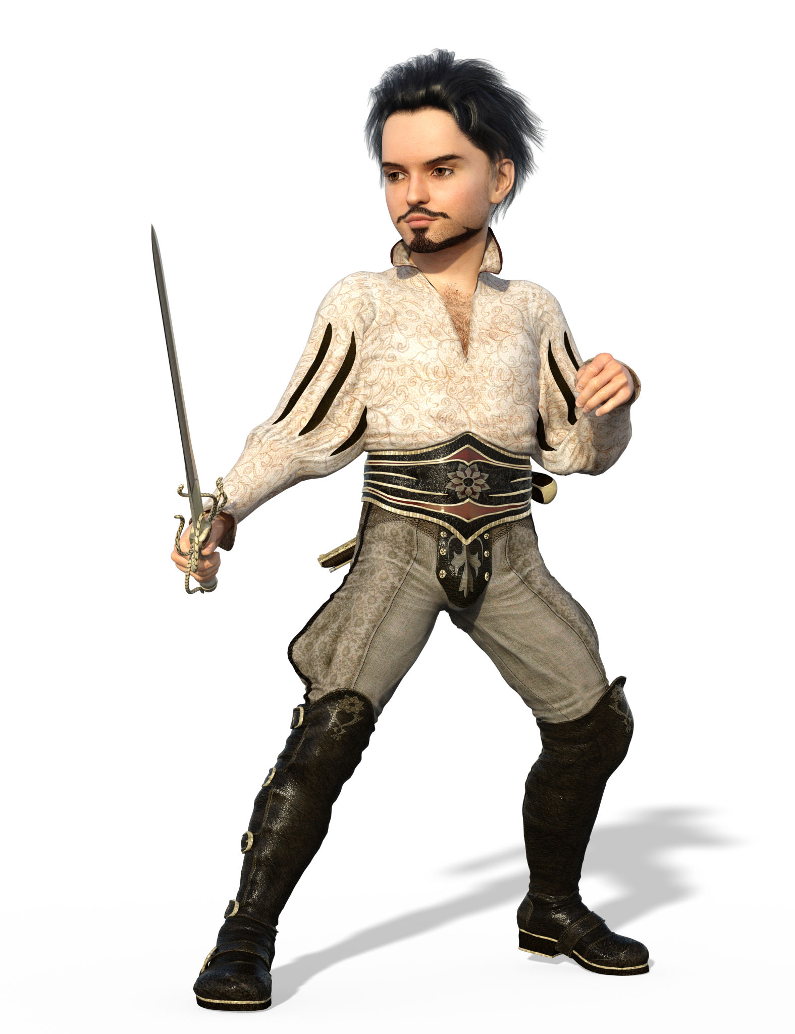 Jester Dwaft isolated Jester Dwaft isolated