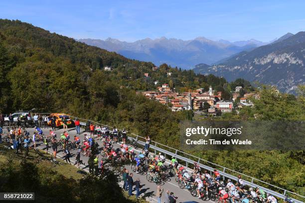 111th Il Lombardia 2017 Landscape / Peloton / Fans / Public / Mountains / Colma Di Sormano / Bergamo - Como / IL /