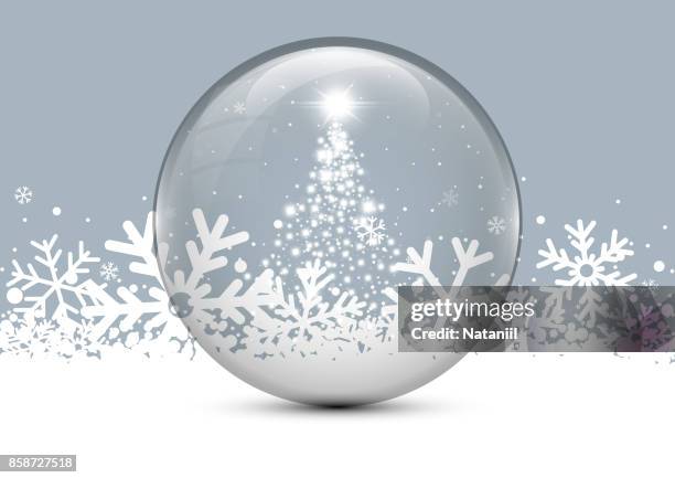 christmas globe - string lights transparent stock illustrations