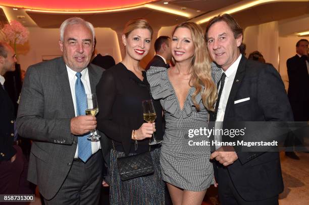 Hans-Reiner Schroeder , Katerina Schroeder, Sabine Piller and Ralph Piller during the Felix & Friends Charity Gala at Hotel Vier Jahreszeiten on...