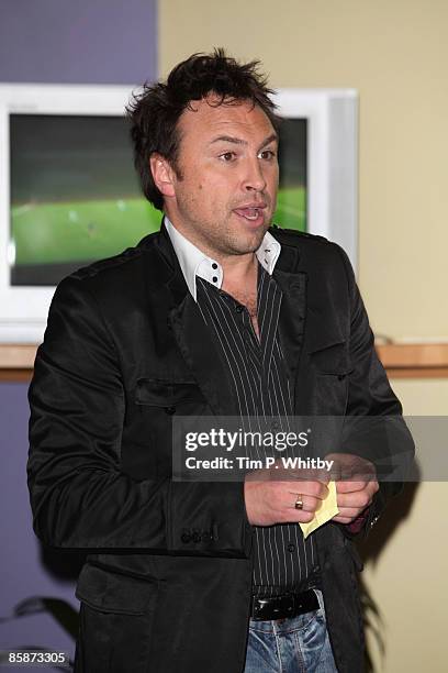 Jason Cundy takes part in Keep your Eye on the Ball, a charity football match in aid of cancer charity, Everyman on April 9, 2009 in London, England....