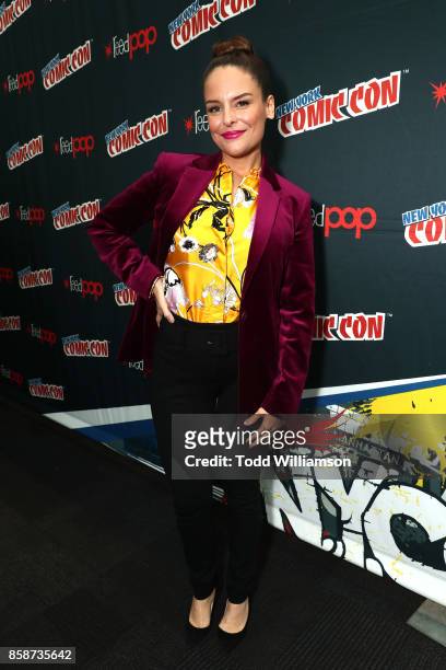 Yara Martinez attends Amazon Prime Video's The Tick New York Comic Con 2017 - Press Room at The Jacob K. Javits Convention Center on October 7, 2017...