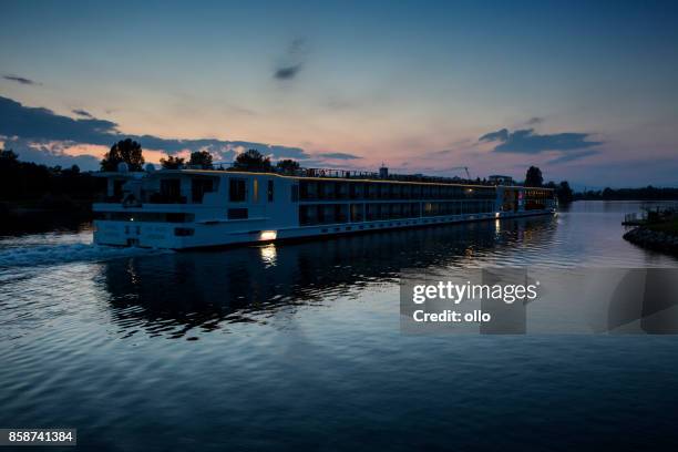 passenger ship viking alruna - breisach germany stock pictures, royalty-free photos & images