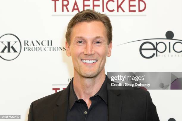 Adam Ambrosio attends the Premiere Of Epic Pictures Releasings' "Trafficked" at the Aero Theatre on October 6, 2017 in Santa Monica, California.