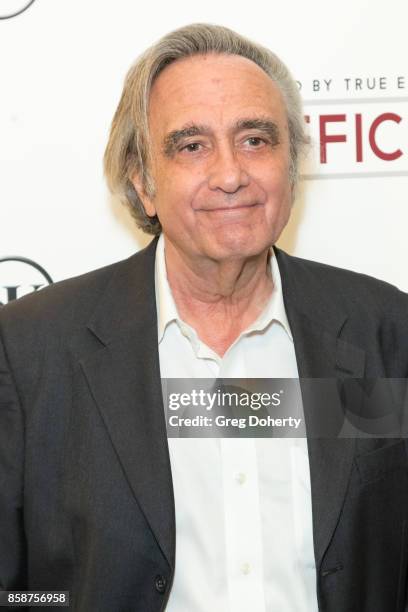 Executive Producer Joe Dante attends the Premiere Of Epic Pictures Releasings' "Trafficked" at the Aero Theatre on October 6, 2017 in Santa Monica,...