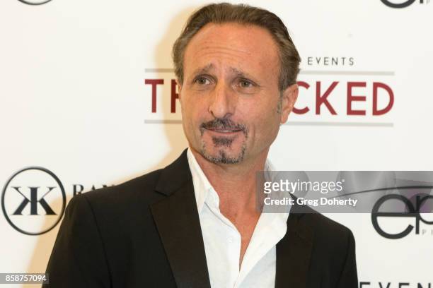Production Designer Jean Jacques Calabres attends the Premiere Of Epic Pictures Releasings' "Trafficked" at the Aero Theatre on October 6, 2017 in...