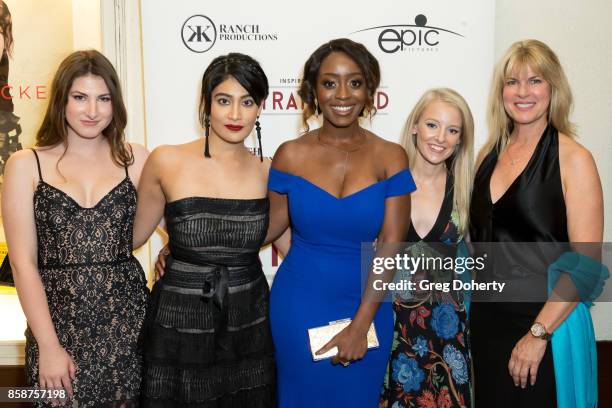 Actresses Charlie Kanter, Alpa Banker, Jessica Olibom, Kelly Washington and Producer Conroy Kanter attend the Premiere Of Epic Pictures Releasings'...