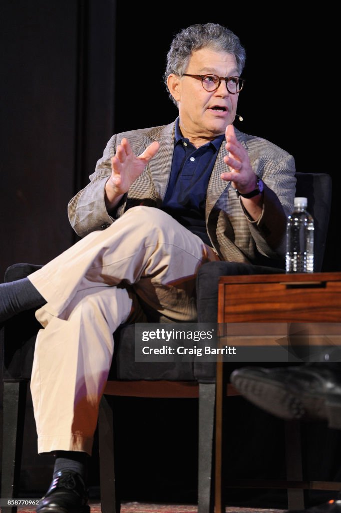 The 2017 New Yorker Festival - Senator Al Franken Talks With The New Yorker's David Remnick