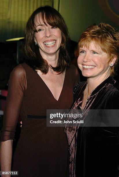 Mackenzie Phillips and Bonnie Franklin of "One Day at a Time"