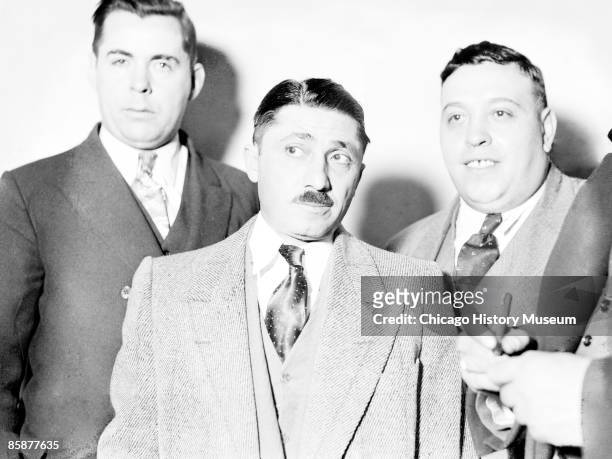 Photo of Frank Nitti who was Al Capone's second in command and oversaw the gang's bootlegging activities, Chicago, ca.1920s. Nitti was nicknamed 'The...