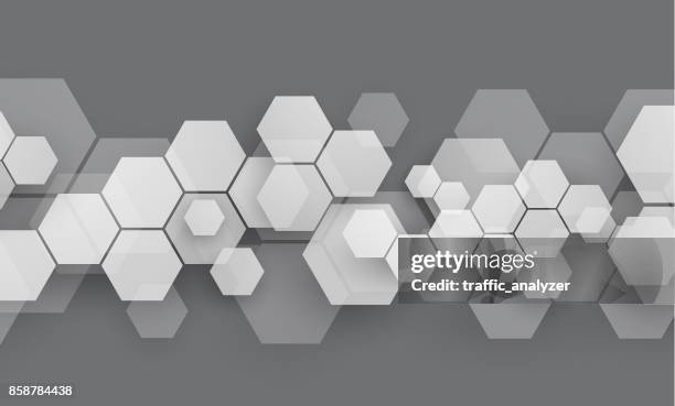abstract background - hexagon stock illustrations