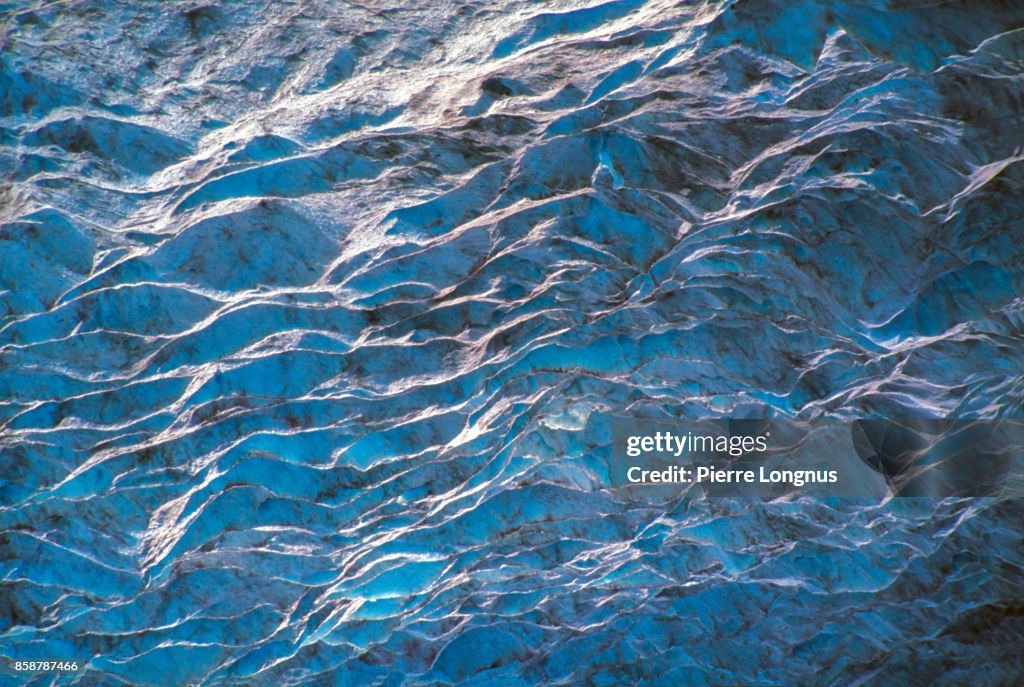 Detail of the Bear Glacier, Bear Glacier Provincial Park along the Stewart-Cassiar Highway 37, British Columbia, Canada