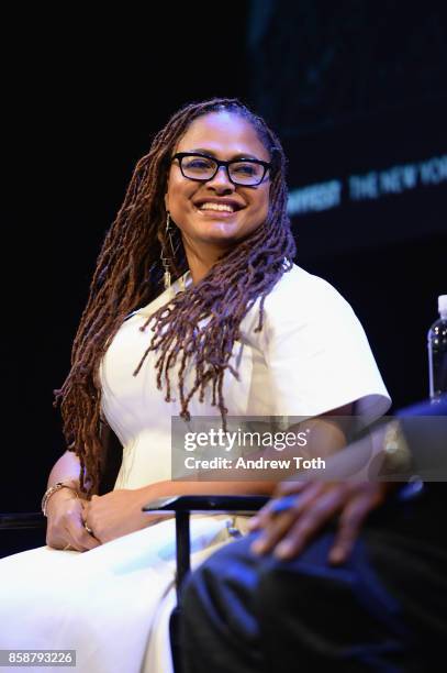 Ava DuVernay speaks onstage during the 2017 New Yorker Festival at SIR Stage37 on October 7, 2017 in New York City.