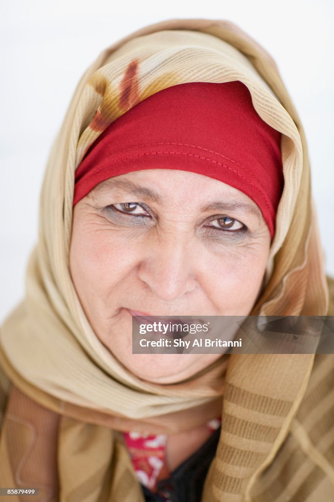 Portrait of an arab woman.