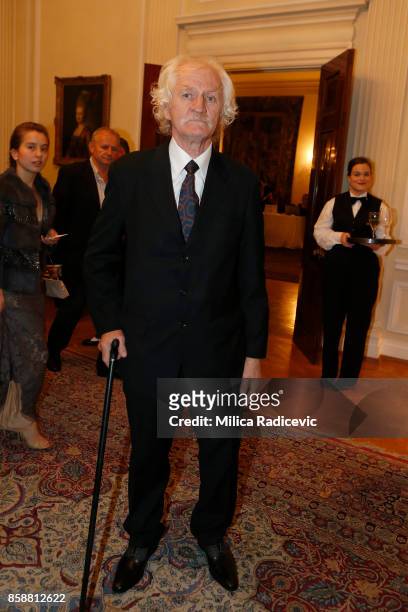 Milan Cile Marinkovic during the wedding of Prince Philip Of Serbia And Danica Marinkovic at The White Palace on October 7, 2017 in Belgrade, Serbia.