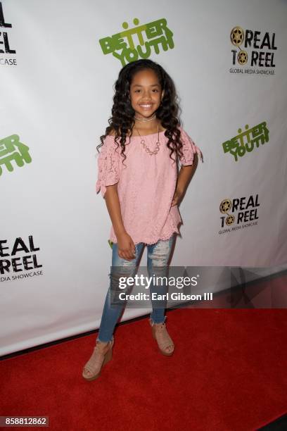 Nancy Fifita attends the 3rd Annual Real To Reel Global Youth Film Festival at Los Angeles Film School on October 7, 2017 in Los Angeles, California.