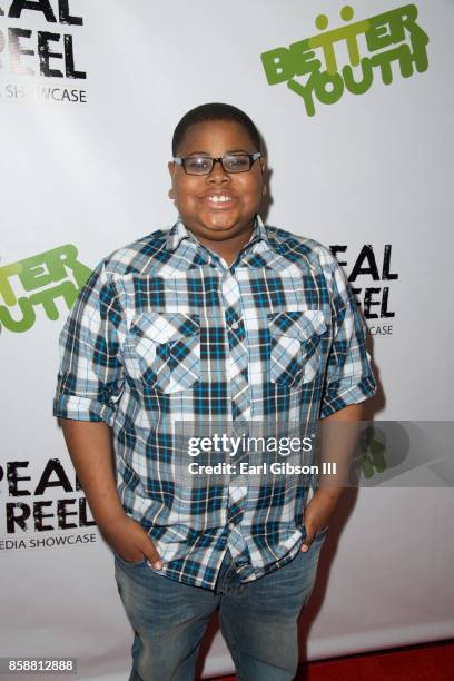 Akinyele Caldwell attends the 3rd Annual Real To Reel Global Youth Film Festival at Los Angeles Film School on October 7, 2017 in Los Angeles,...