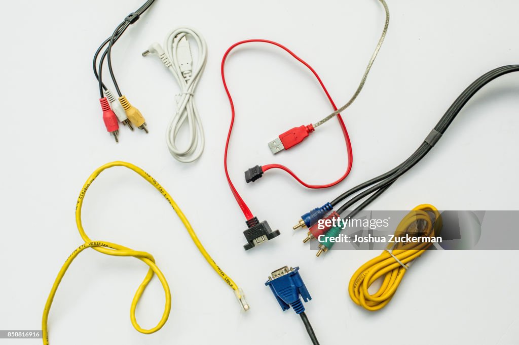 Computer Wire Cool Colored Computer Wires High-Res Stock Photo - Getty Images