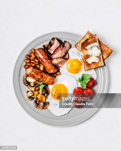 english breakfast - english breakfast stock pictures, royalty-free photos & images