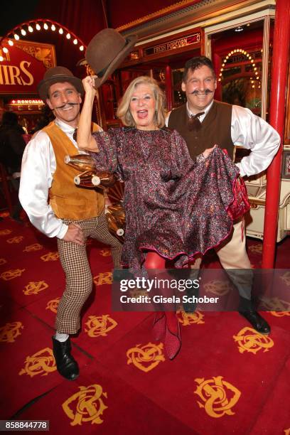 Jutta Speidel during the premiere of the Circus Roncalli '40 Jahre Reise zum Regenbogen' on October 7, 2017 in Munich, Germany.