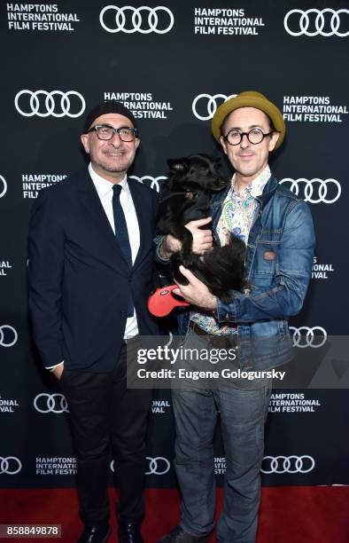 Director Vincent Gagliostro and actor Alan Cumming attend photo call for "After Louie" during Hamptons International Film Festival 2017 - Day Three...