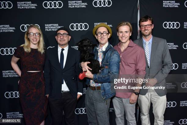 Lauren Belfer, Director Vincent Gagliostro, actor Alan Cumming, actor Zachary Booth and Artistic Director at Hamptons International Film Festival...