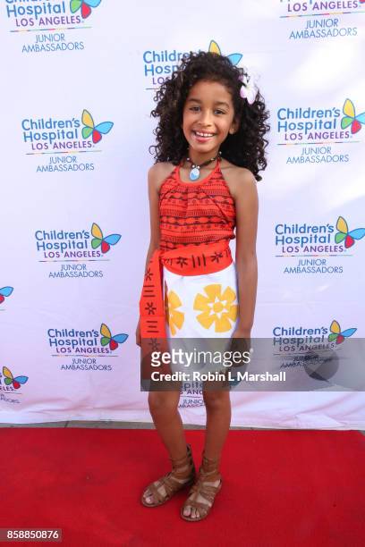 Jordyn Curet attends the 2nd Annual #ActionJax Halloween Movie Morning Fundraiser at the Vista Theatre on October 7, 2017 in Los Angeles, California.