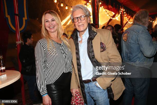 Christine Zierl, former Dolly Dollar, and Bernd Herzsprung during the premiere of the Circus Roncalli '40 Jahre Reise zum Regenbogen' on October 7,...