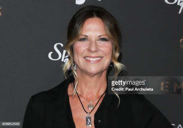 Actress Mo Collins attends the Television Academy event honoring Emmy nominated performers at The Wallis Annenberg Center for the Performing Arts on...