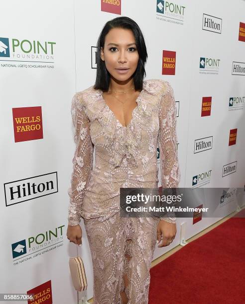 Actress Naya Rivera at Point Honors Los Angeles 2017, benefiting Point Foundation, at The Beverly Hilton Hotel on October 7, 2017 in Beverly Hills,...