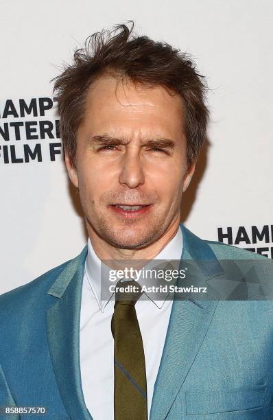 Sam Rockwell attends the photo call for "Three Billboards" during Hamptons International Film Festival 2017 - Day Three on October 7, 2017 in East...