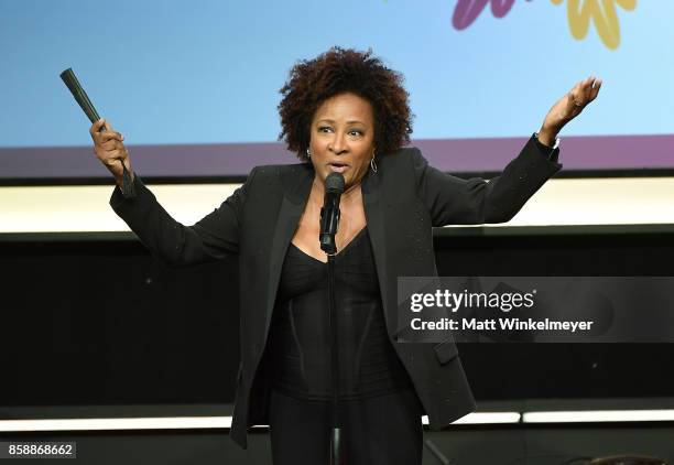 Honoree Wanda Sykes speaks onstage at Point Honors Los Angeles 2017, benefiting Point Foundation, at The Beverly Hilton Hotel on October 7, 2017 in...