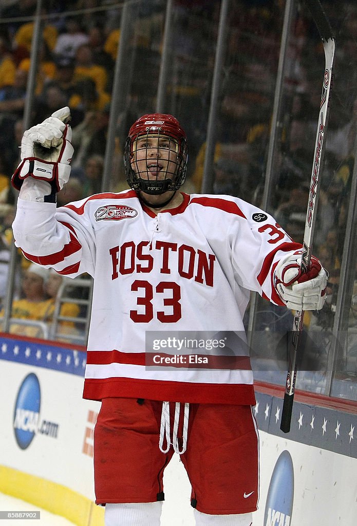 NCAA Men's Frozen Four: Boston Terriers v Vermont Catamounts