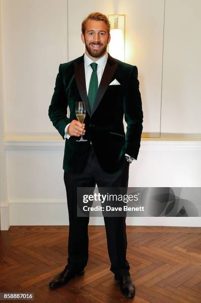 Chris Robshaw and Camilla Kerslake's engagement party at Ten Trinity Square on October 7, 2017 in London, England.