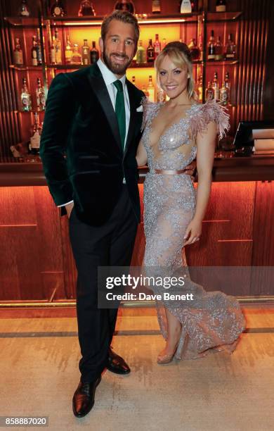 Chris Robshaw and Camilla Kerslake's engagement party at Ten Trinity Square on October 7, 2017 in London, England.