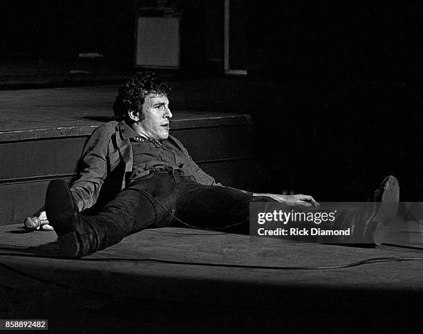 Atlanta Singer/Songwriter Bruce Springsteen of Bruce Springsteen & The E Street Band performs at The Fox Theater in Atlanta Georgia. November 01, 1978