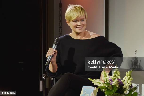 Cecelia Ahern during her Book-Signing at Kulturkaufhaus Dussmann on October 7, 2017 in Berlin, Germany.