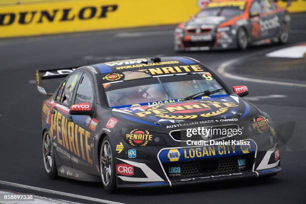 David Reynolds drives the Erebus Motorsport Penrith Racing Holden Commodore VF during Bathurst 1000, which is part of the Supercars Championship at...