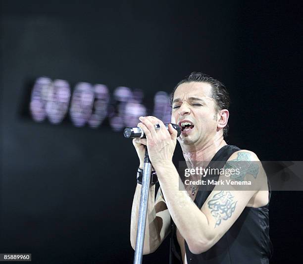 Dave Gahan of Depeche Mode