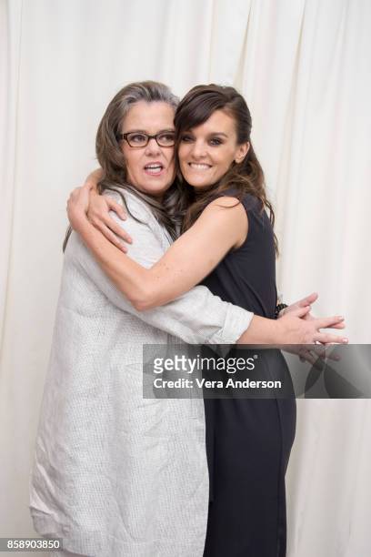 Rosie O'Donnell and Frankie Shaw at the "SMILF" Press Conference at the SLS Hotel on October 6, 2017 in Beverly Hills, California.