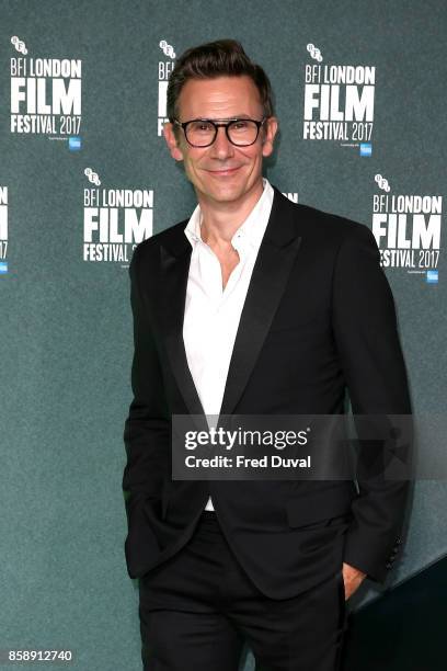 Michel Hazanavicius attends the Create Gala & UK Premiere of "Redoubtable" during the 61st BFI London Film Festival at the Embankment Gardens Cinema...