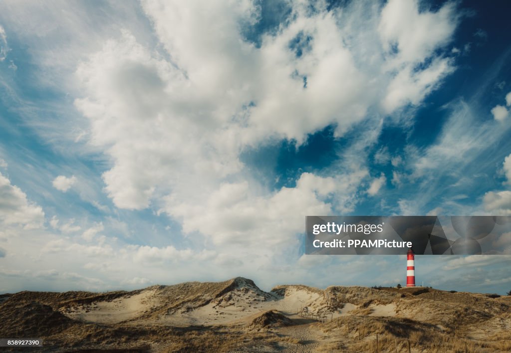 Coast Landscape with a lighthouse, Island of Amrum