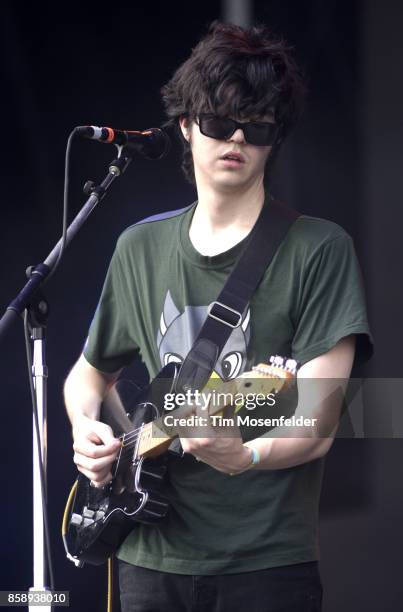 Will Toledo of Car Seat Headrest performs during the Austin City Limits Music Festival at Zilker Park on October 7, 2017 in Austin, Texas.