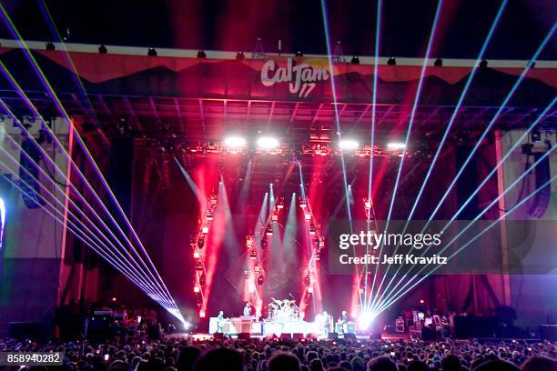 Foo Fighters perform at Cal Jam 2017 on October 7, 2017 at Glen Helen Amphitheater in San Bernardino, CA.