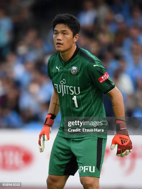 Jung Sung Ryong of Kawasaki Frontale in action during the J.League Levain Cup semi final second leg match between Kawasaki Frontale and Vegalta...