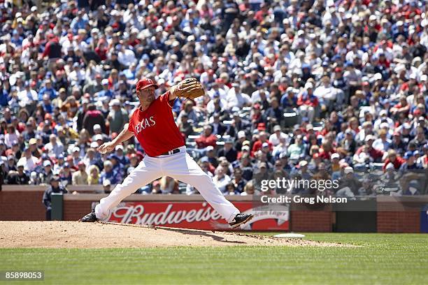 Texas Rangers Kevin Millwood in action, pitching vs Cleveland Indians. Arlington,TX 4/6/2009 CREDIT: Greg Nelson