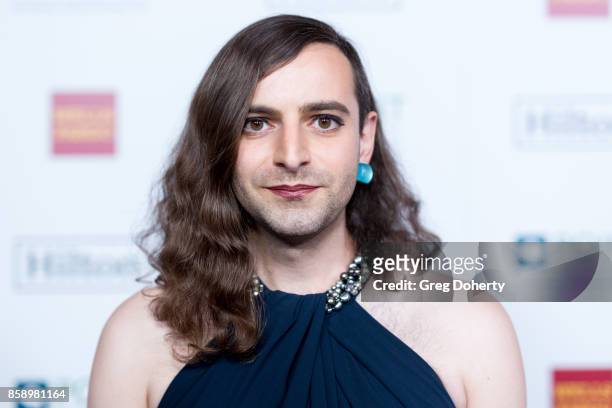 Jacob Tobia arrives for the Point Honors Los Angeles at The Beverly Hilton Hotel on October 7, 2017 in Beverly Hills, California.