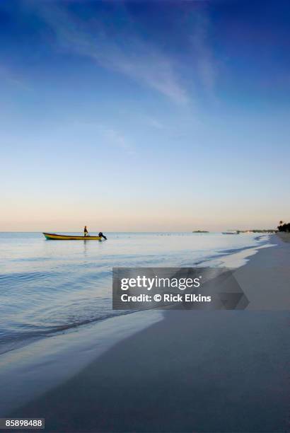 beach sunrise - negril jamaica imagens e fotografias de stock